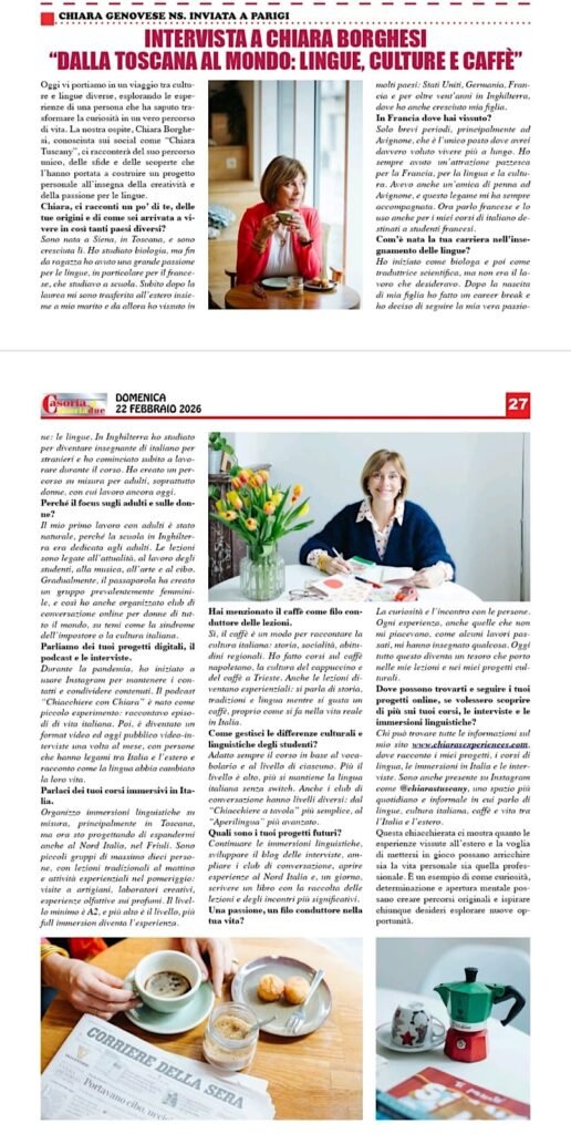 My interview by Casoria Due